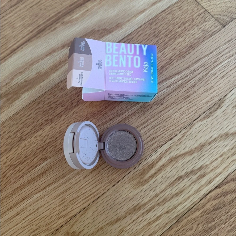 Kaja Beauty Bento Stacked Eyeshadow Trio Forest Night